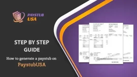 how to generate paystub