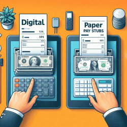 paystub, Digital vs. Paper Paystubs, payroll, digital paystub, Paper paystub