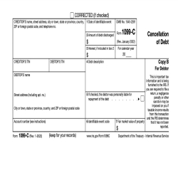 Online 1099-C Form Generator